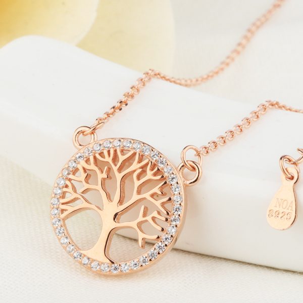 Exquisite Fashionable 925 Sterling Silver Necklace, Factory Direct Wholesale Jewelry - 图片 3