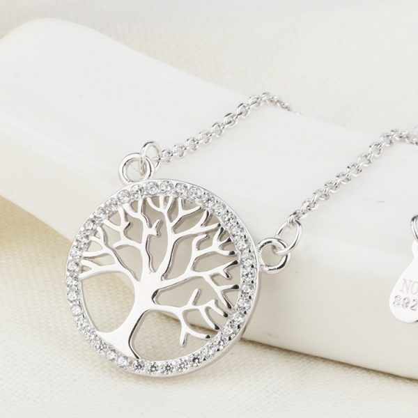 Exquisite Fashionable 925 Sterling Silver Necklace, Factory Direct Wholesale Jewelry - 图片 2