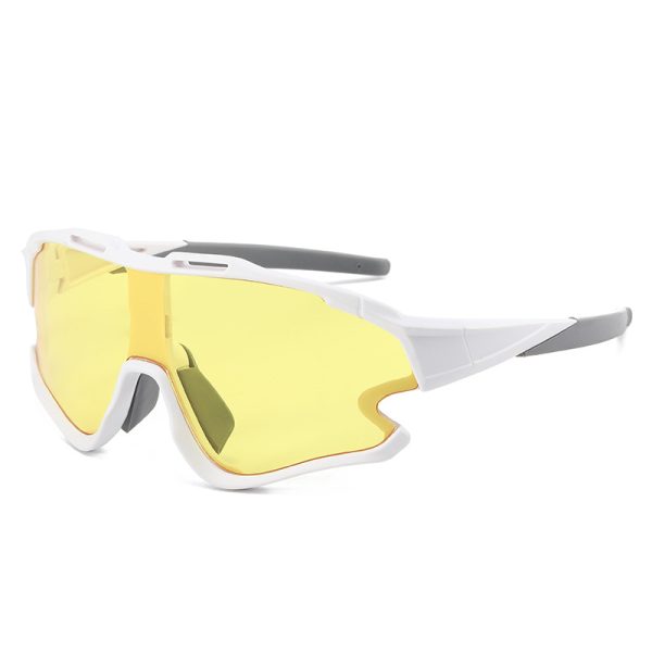 New Colorful Bicycle Glasses for Men and Women Riding Sunglasses 8303 European and American Outdoor Sports Sunglasses - 图片 8