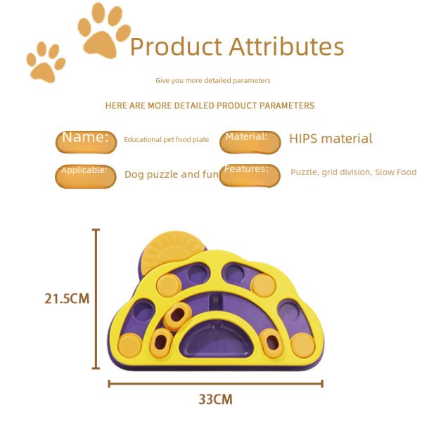 Hot selling pet supplies, dog puzzle feeders, slow food bowls, cat and dog toys, leak feeders, dog bowls, cat bowls - Image 4