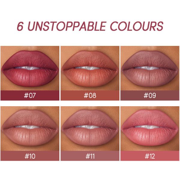 LumiCase lipliner with non stick cup durable waterproof matte lipstick lipstick set 12 colors - 图片 4