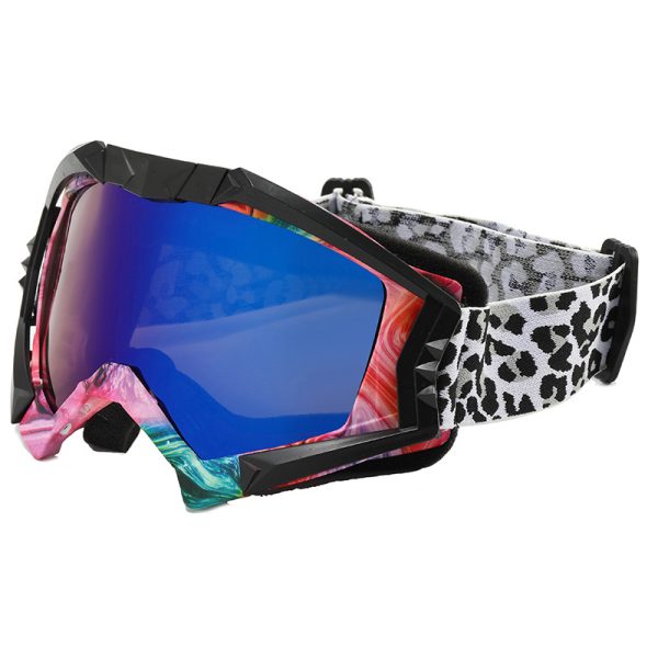 Cross border new windproof glasses for men and women, adult hiking snow goggles, fashionable ski goggles wholesale - 图片 2