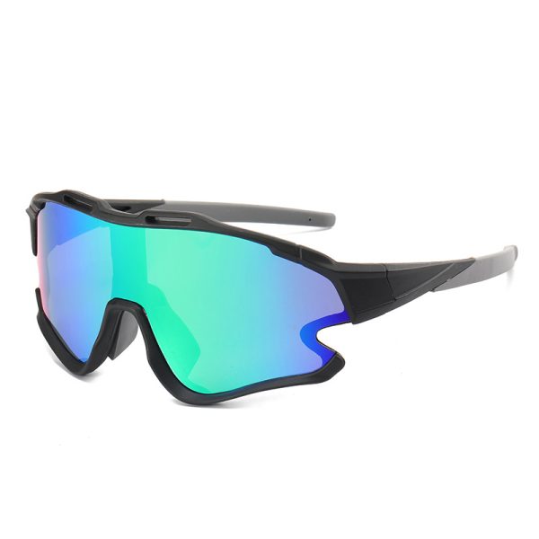 New Colorful Bicycle Glasses for Men and Women Riding Sunglasses 8303 European and American Outdoor Sports Sunglasses - 图片 5