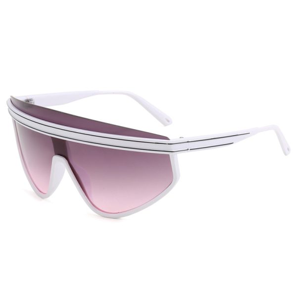 Cyberpunk style sports sunglasses for men and women, technological and colorful sunglasses, personalized cycling glasses - Image 10