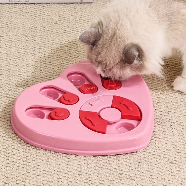 New dog puzzle toy slow food bowl dog bowl bite toy interactive anti choking hidden food bowl dog bowl cat - 图片 3