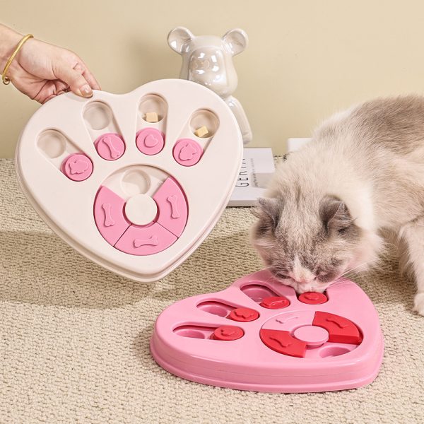 New dog puzzle toy slow food bowl dog bowl bite toy interactive anti choking hidden food bowl dog bowl cat - 图片 4