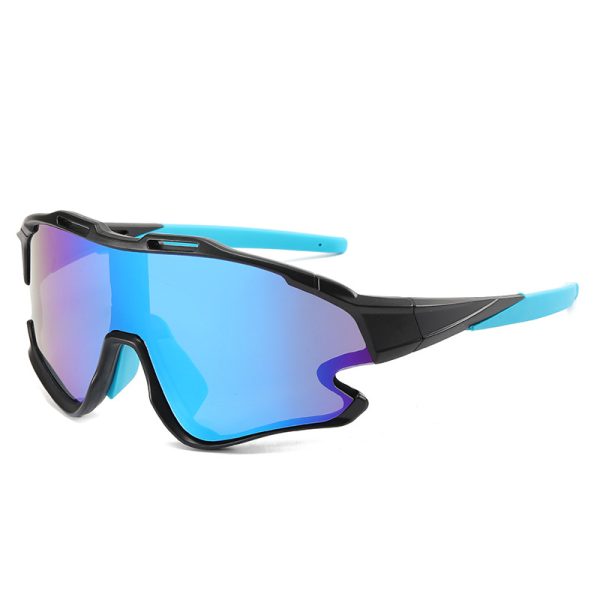 New Colorful Bicycle Glasses for Men and Women Riding Sunglasses 8303 European and American Outdoor Sports Sunglasses - 图片 9