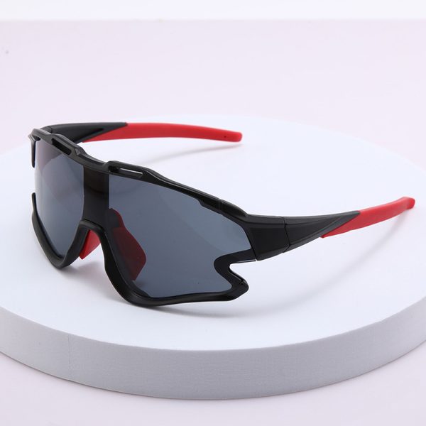 New Colorful Bicycle Glasses for Men and Women Riding Sunglasses 8303 European and American Outdoor Sports Sunglasses - 图片 2