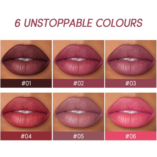 LumiCase lipliner with non stick cup durable waterproof matte lipstick lipstick set 12 colors - 图片 5