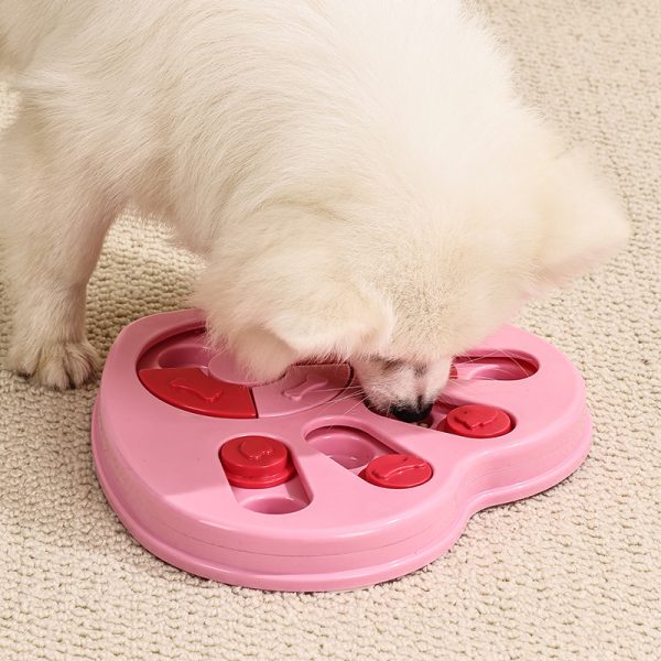 New dog puzzle toy slow food bowl dog bowl bite toy interactive anti choking hidden food bowl dog bowl cat - Image 2