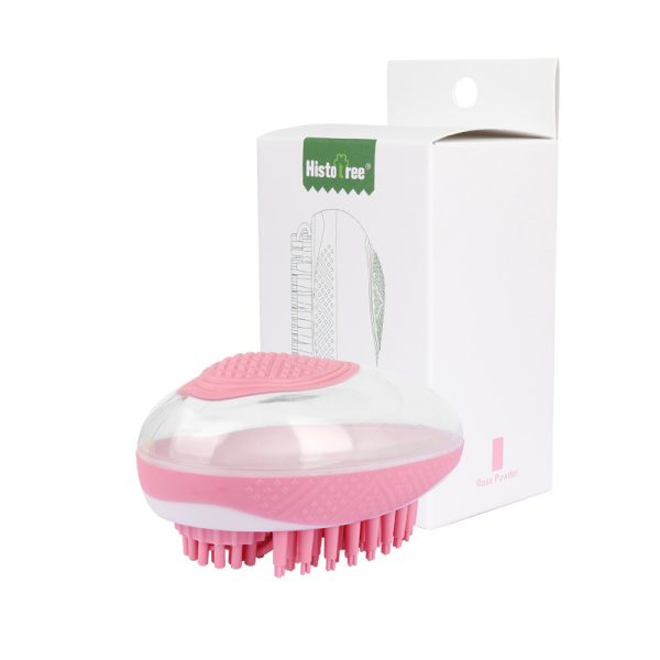 Dog Cat Bath Brush 2-in-1 Pet SPA Massage Comb Soft Silicone Pets Shower Hair Grooming Cmob Dog Cleaning Tool Pet Products - 图片 9