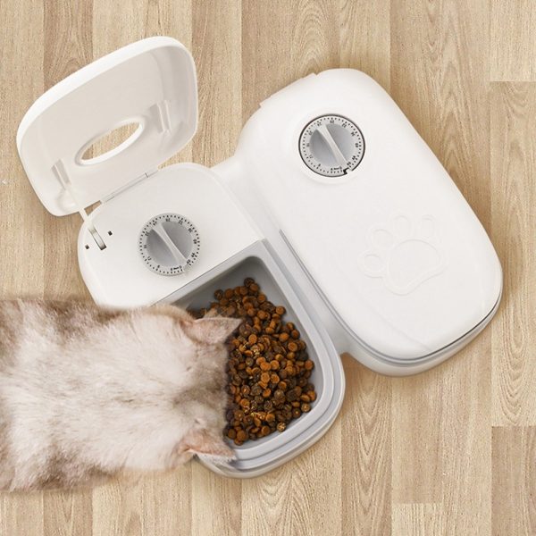 Automatic Pet Feeder Smart Food Dispenser For Cats Dogs Timer Stainless Steel Bowl Auto Dog Cat Pet Feeding Pets Supplies - 图片 6