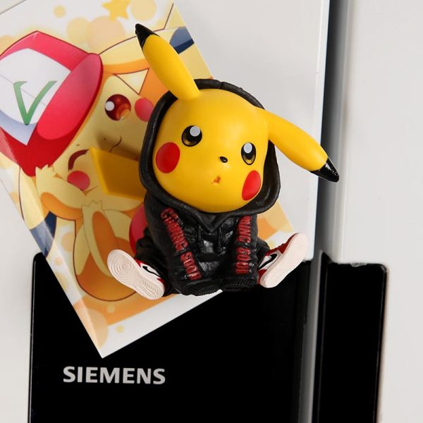 Tiktok, the same type of magnetic absorption treasure, Kemeng Pikachu refrigerator, wet clothes, Bikachu magnetic absorption, cute cartoon refrigerator decoration - Image 2