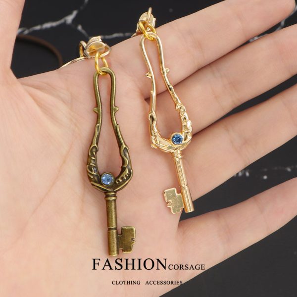 Lingya Journey: Surrounding Metal Keychains, Lingya Household's Grass Pendant, Male Cosplay Prop Bag Pendant, Ins Trendy - 图片 3