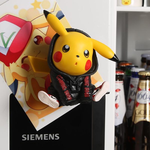 Tiktok, the same type of magnetic absorption treasure, Kemeng Pikachu refrigerator, wet clothes, Bikachu magnetic absorption, cute cartoon refrigerator decoration - 图片 3