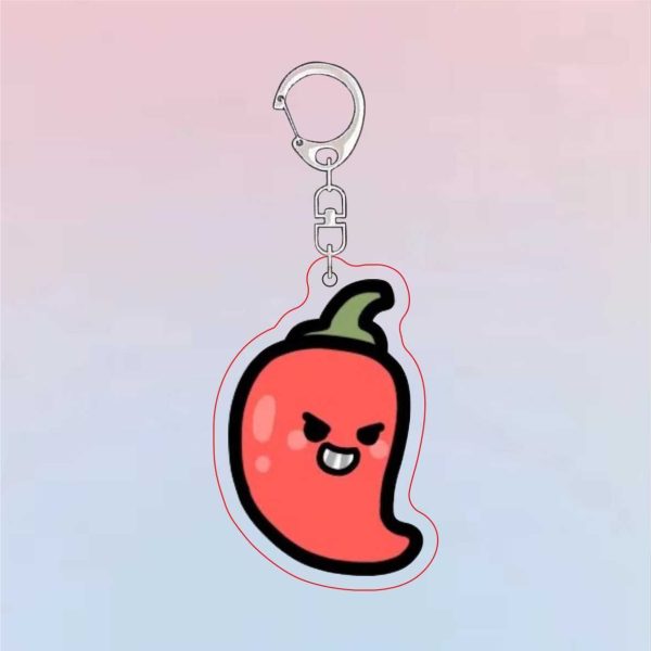 Q-version Plants vs. Zombies Keychain Cartoon Peripheral Expressions Cute Acrylic Friends Backpack Pendant - 图片 5