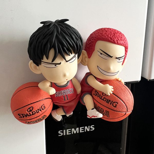 Slam Dunk Q Version Sakuragi Flower Path Magnetic Refrigerator Sticker Anime Ryukawa Maple Home Anime Decoration Magnetic Cartoon