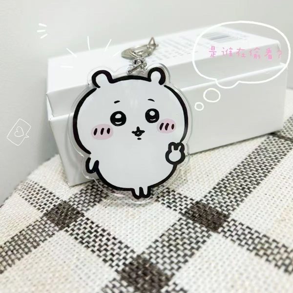 Chiikawa Kiikawa Cute Pendant Keychain Acrylic Accessories Decoration Ins Style Small Eight Usachi - 图片 4