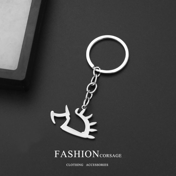 Zhao Tongyi's Little Hedgehog Keychain, fan support, personalized, light luxury, hip-hop, no fading, high-end accessories - 图片 2