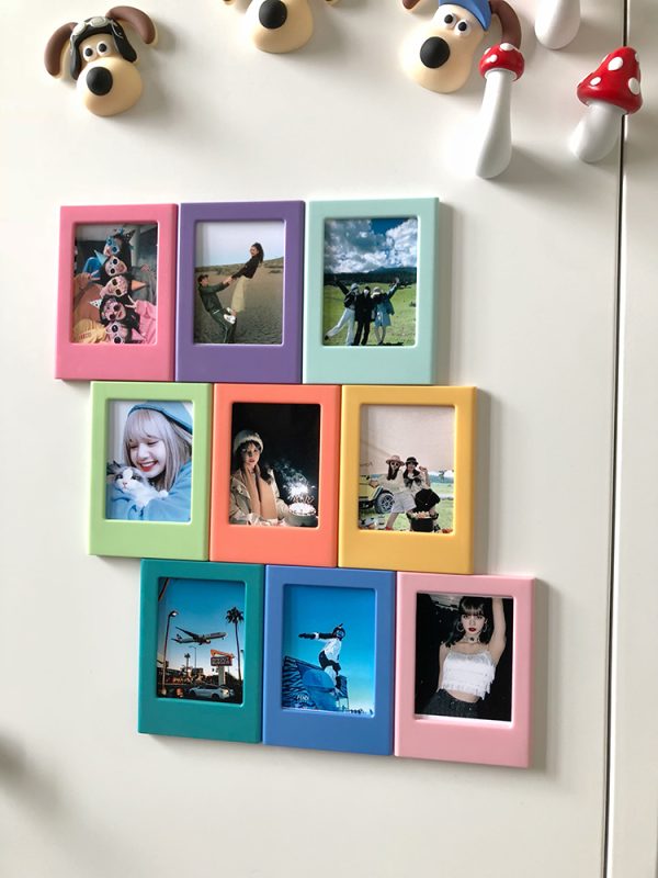 Polaroid Photo Frame Refrigerator Sticker Magnet Creative Internet Celebrity Instagram Style 3-inch Photo Fixed Photo Card Magnetic Frame - Image 3