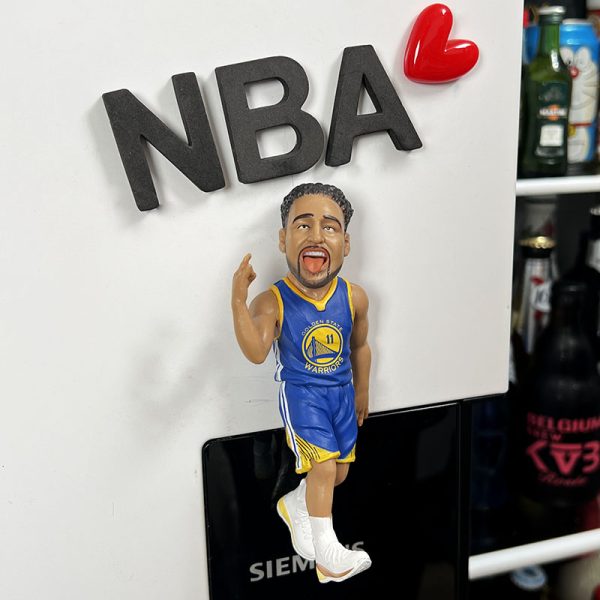 James NBA star magnetic refrigerator sticker, Harden basketball star Curry home magnetic decoration sticker - Image 3