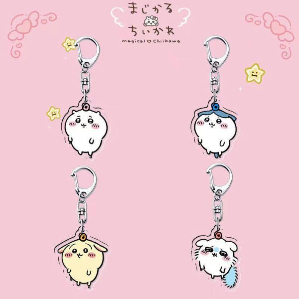 Chiikawa, Kiikawa, Usaqi, Little Eight, Momoka, Decorative Cartoon Anime Pendant, Acrylic Keychain - 图片 2