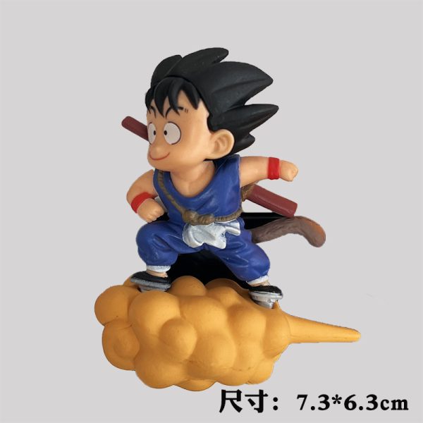 Dragon Ball Flying Red Sun Wukong Refrigerator Sticker Creative Hole Plate Magnetic Sticker Anime Home Decoration Magnetic Sticker - 图片 3