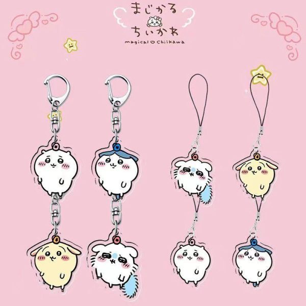 Chiikawa, Kiikawa, Usaqi, Little Eight, Momoka, Decorative Cartoon Anime Pendant, Acrylic Keychain