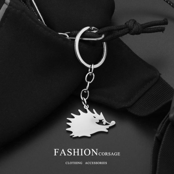 Zhao Tongyi's Little Hedgehog Keychain, fan support, personalized, light luxury, hip-hop, no fading, high-end accessories - 图片 3