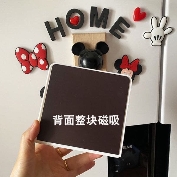 Mickey Creative Refrigerator with Magnetic Bottle Opener Cute Cartoon Mickey Mouse Storage Box Creative Magnetic Decoration - Image 3