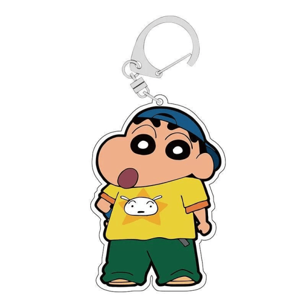 Crayon Shin chan keychain acrylic cute cartoon anime peripheral pendant student backpack accessories couple gift