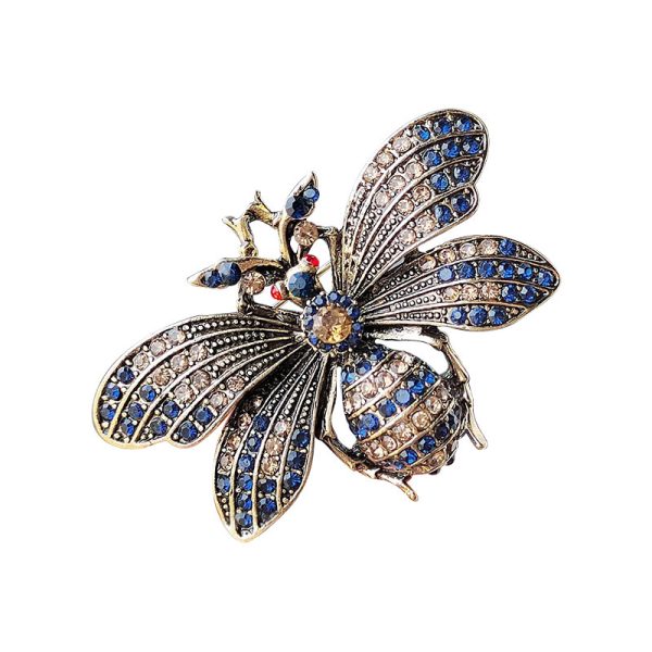 Exquisite insect fashion honey brooch, women's niche high-end sense, DIY diamond inlaid suit accessories - Image 5