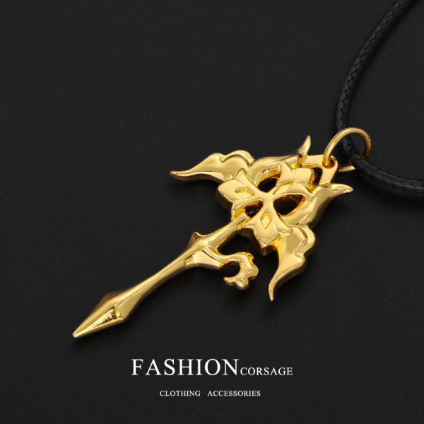 Collapse: Star Dome Railway Luocha Cross Necklace Key Chain anime Surrounding Cos Props Pendant Tide - 图片 3