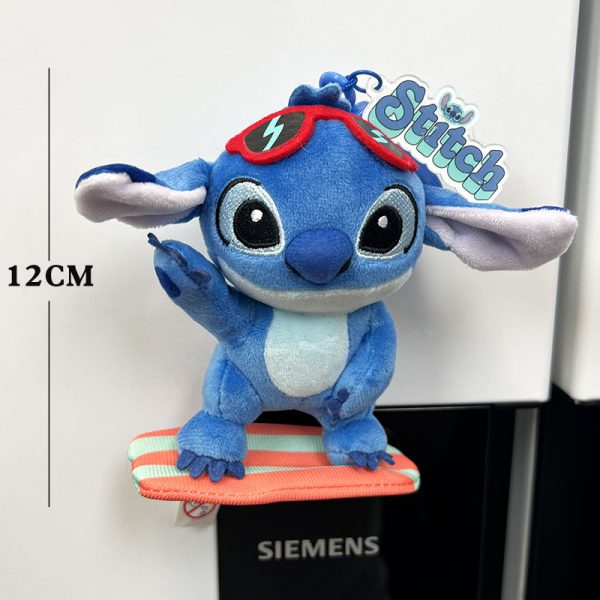 Disney genuine Stitch magnetic refrigerator sticker cute Stitch ice cream skateboard home magnet decoration sticker - 图片 2