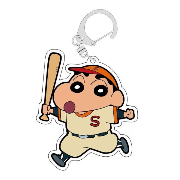 Crayon Shin chan keychain acrylic cute cartoon anime peripheral pendant student backpack accessories couple gift - 图片 3