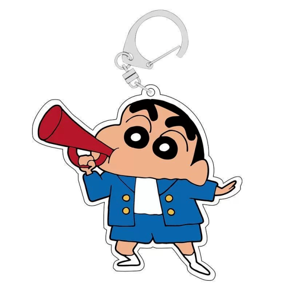 Crayon Shin chan keychain acrylic cute cartoon anime peripheral pendant student backpack accessories couple gift - Image 4