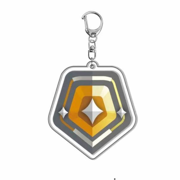 Valorant Special Battle Heroes Fearless Contract Surrounding Thick Acrylic Pendant Ranking Badge Backpack Keychain - Image 6