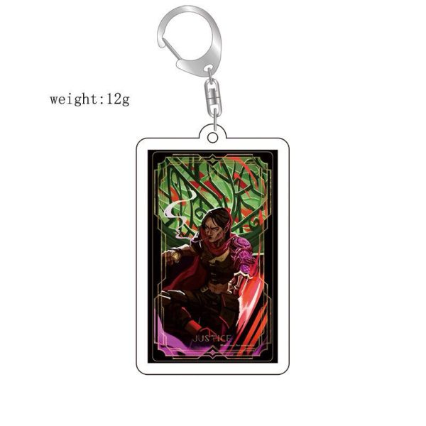 Game peripherals: League of Legends: Battle of Two Cities - Akkinks Acrylic Keychain Pendant Gift - 图片 3