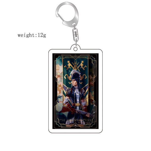 Game peripherals: League of Legends: Battle of Two Cities - Akkinks Acrylic Keychain Pendant Gift - 图片 5