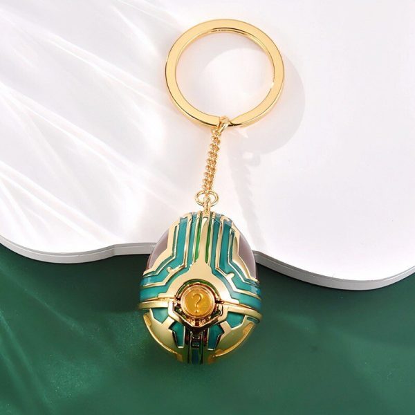 League of Legends Little Hero Easter Egg Pendant LOL Teamfight Gold Shovel Battle Necklace Gift Keychain - 图片 3