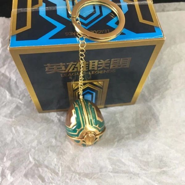 League of Legends Little Hero Easter Egg Pendant LOL Teamfight Gold Shovel Battle Necklace Gift Keychain - 图片 4