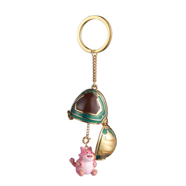 League of Legends Little Hero Easter Egg Pendant LOL Teamfight Gold Shovel Battle Necklace Gift Keychain - 图片 5