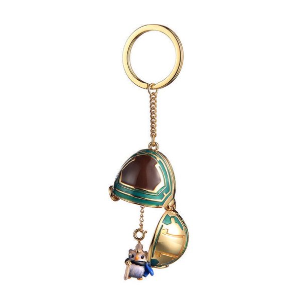 League of Legends Little Hero Easter Egg Pendant LOL Teamfight Gold Shovel Battle Necklace Gift Keychain - 图片 7