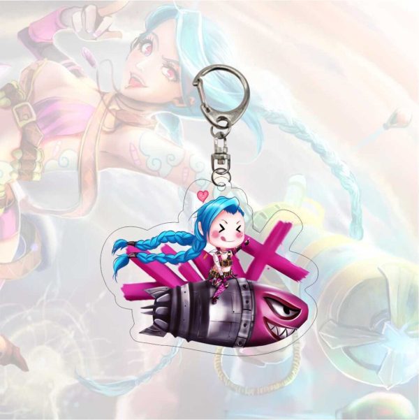 League of Legends: Acrylic Keychains, Lulu Xialuo, Aik Jinkesi Cards, LOL Pendants, Comic Exhibition - 图片 2