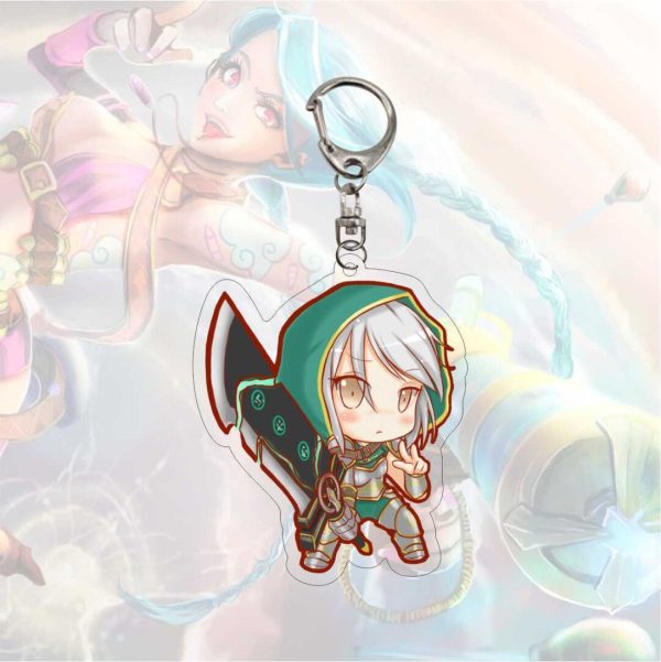 League of Legends: Acrylic Keychains, Lulu Xialuo, Aik Jinkesi Cards, LOL Pendants, Comic Exhibition - 图片 3