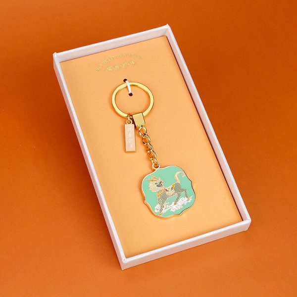 Pin Zhuo Hao Li · 2025 New Ruishou Chinese style Keychain Pendant Customized High end Hanging Decoration Palace Museum Souvenir Gift - Image 6