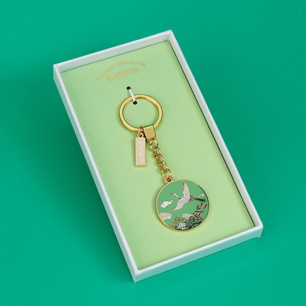 Pin Zhuo Hao Li · 2025 New Ruishou Chinese style Keychain Pendant Customized High end Hanging Decoration Palace Museum Souvenir Gift - 图片 3