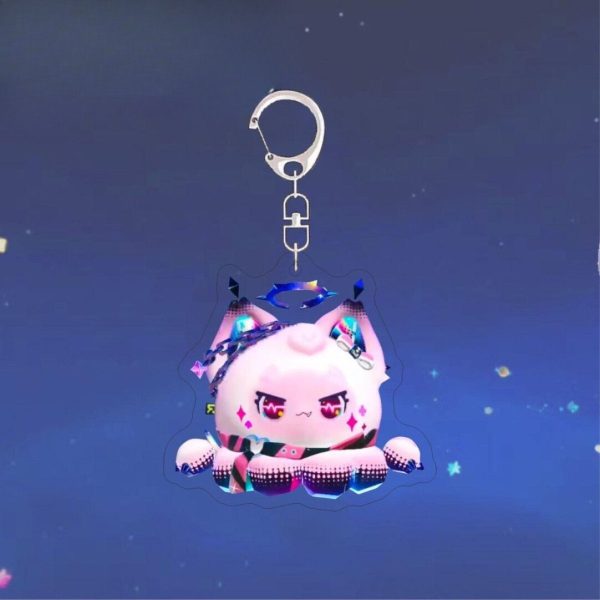 Tang Fu · Egg Boy Shark Liwa Keychain Trendy Play Battle Octopus Cat Cartoon - 图片 6