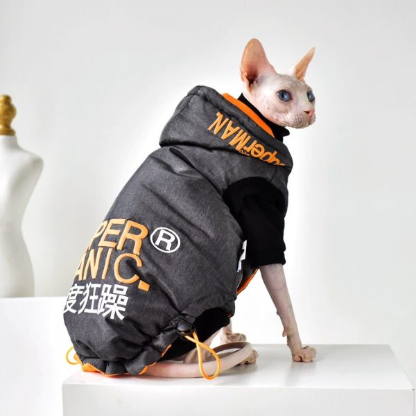 'Manic' harajuku streetwear cat hoodie