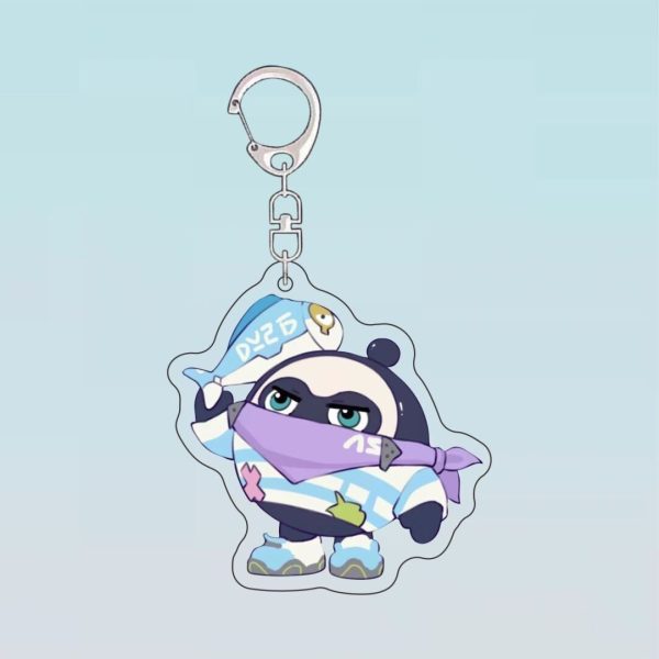 New Egg Boy Party Super Arena Q Edition Keychain Game Cartoon Cute Hanging Bag Pendant - Image 2